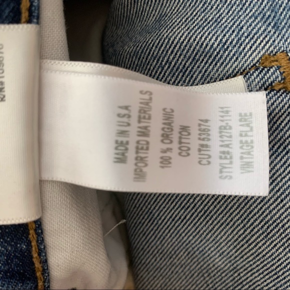 Agolde Blue Flare & Wide Leg Jeans - Picture 7 of 7